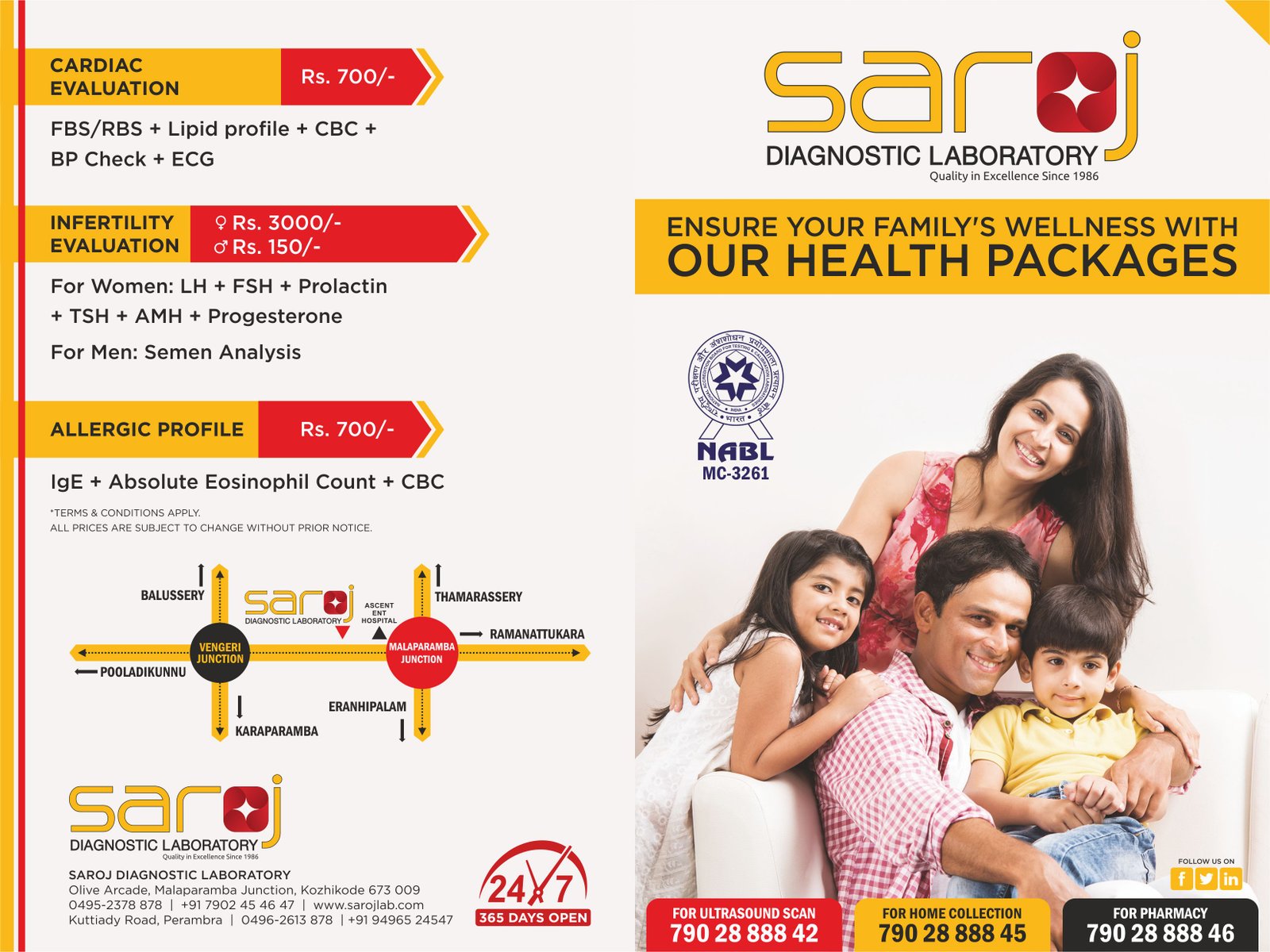 Sarojlab Health Package